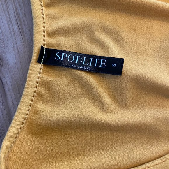 Floral and Mustard Midi Dress - SpotLight - Small - Picture 13 of 14